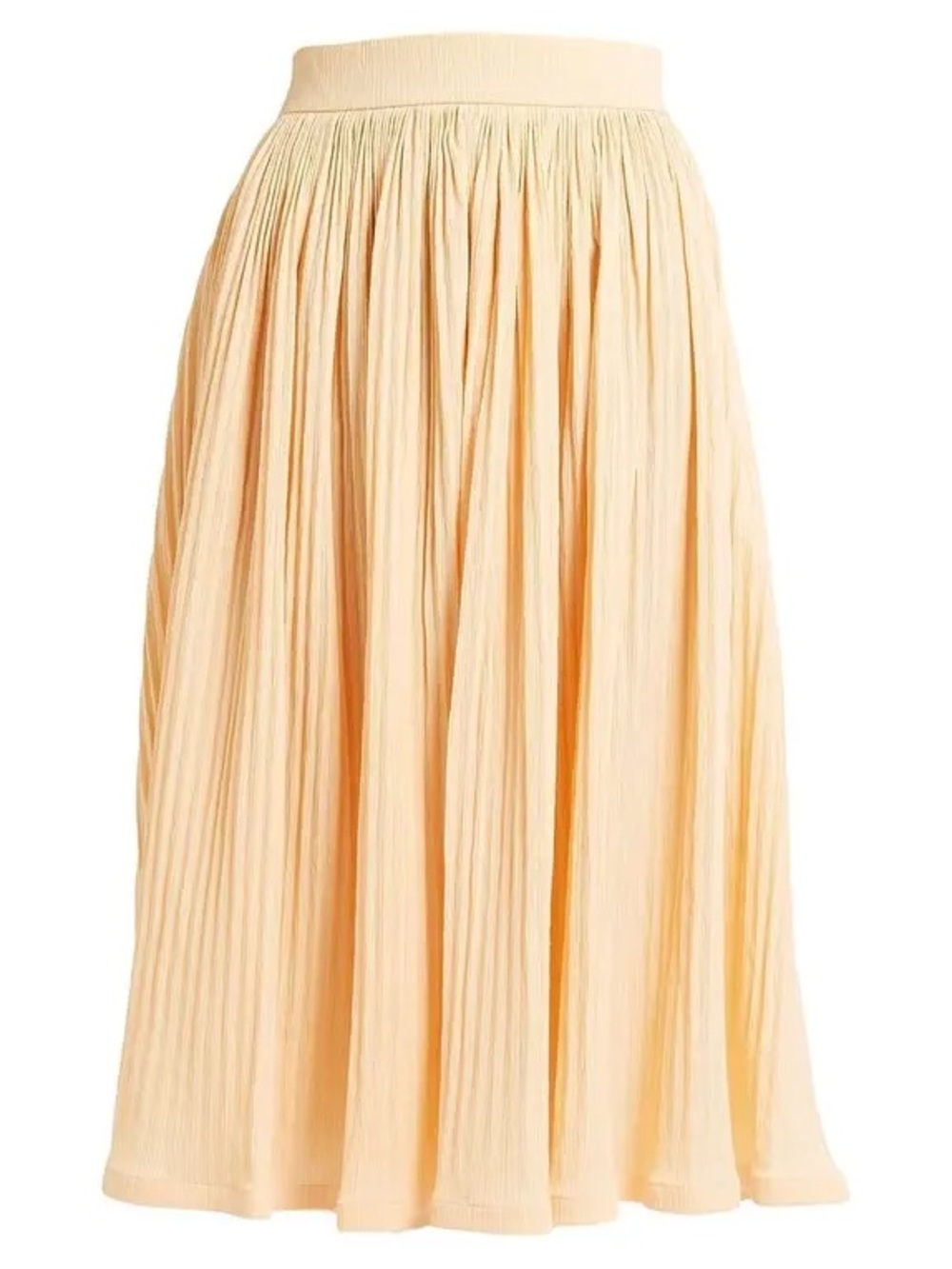 Jil Sander Apricot Midi Skirt 36 NWT
